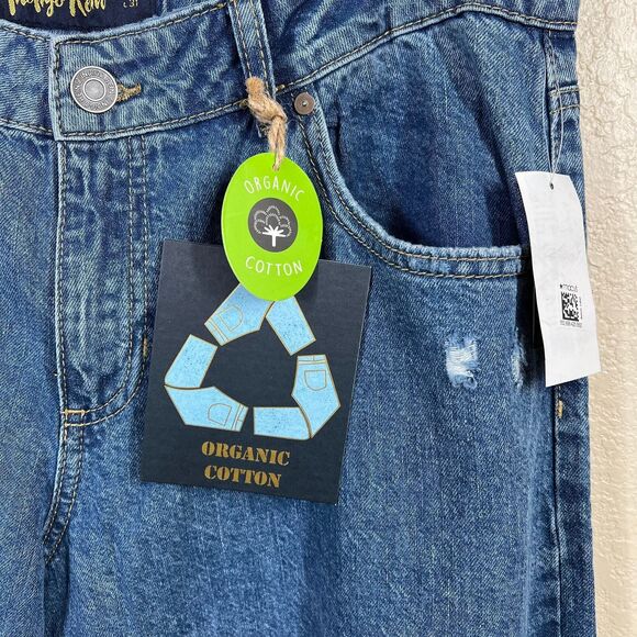 Indigo Rein Blue denim jeans low rise jeans size 15 baggy wide leg hippie retro - Picture 6 of 14